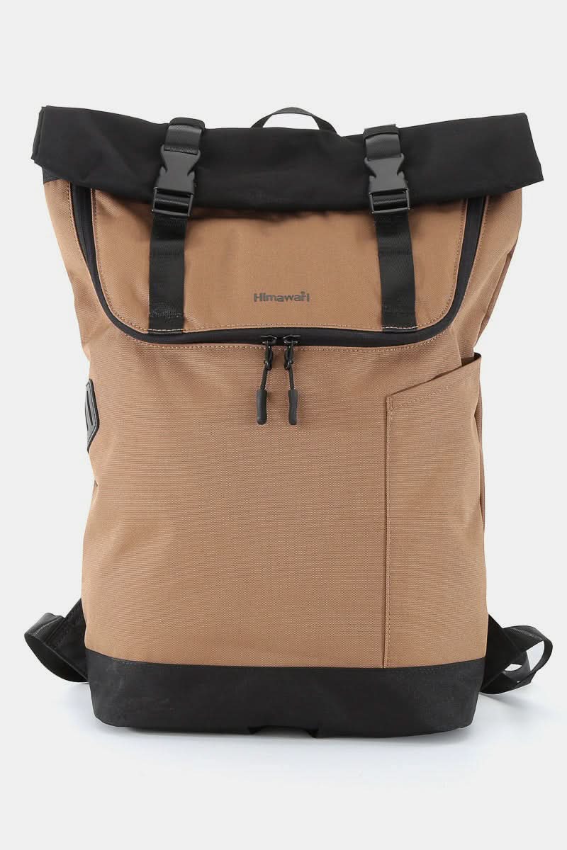 Himawari Contrast Waterproof Canvas Backpack Bag - Love Salve